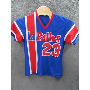 Vintage 70s/early 80s LA POLLOS Men's Large Southern Athletic Soccer Jersey USA